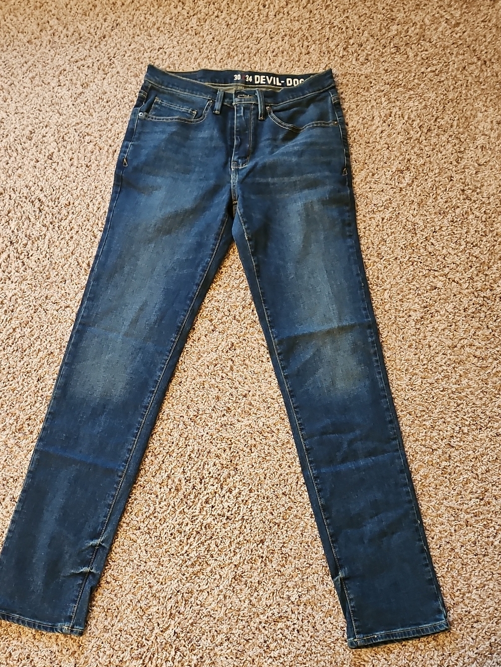 Devil Dog Slim Fit Men’s Jeans 30x34